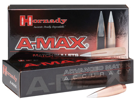 Hornady 5165 A-MAX 50 Cal 750 gr A Max 20 Per Box/ 12 Case