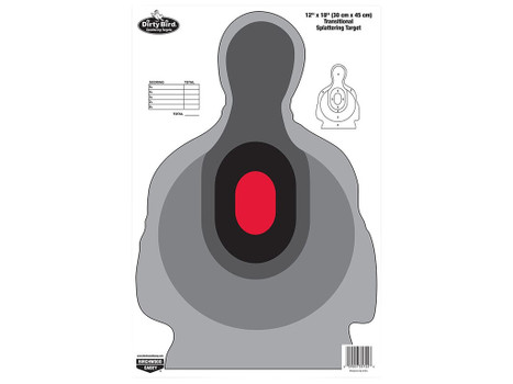 Birchwood Casey 35722 Dirty Bird Silhouette Tagboard Target 12" x 18" 100 Per Pkg