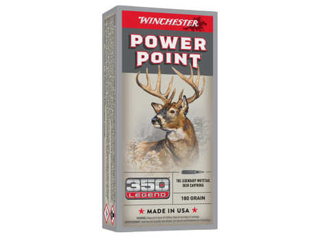 Winchester Ammo X3501 Power-Point 350Legend 180gr 20 Per Box/10 Case