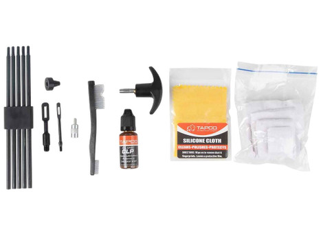 Tapco TAP22082 Universal Cleaning Kit 22 Cal 12 Gauge Black