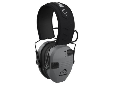 Walker's GWP-CRSEM-GY Razor Compact Slim Electronic Muff Over the Head Gray Youth/Women