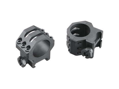Weaver Mounts 99688 Six-Hole Picatinny Rings Matte Black 1" Medium