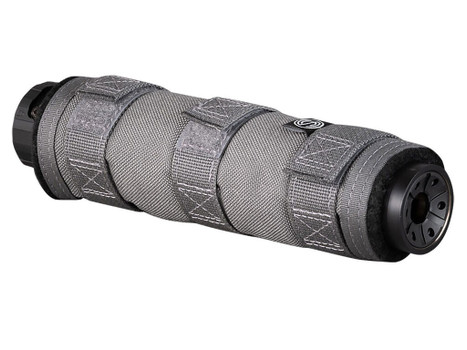 SilencerCo AC1982 High Temp Suppressor Cover 7.50" Gray Nylon