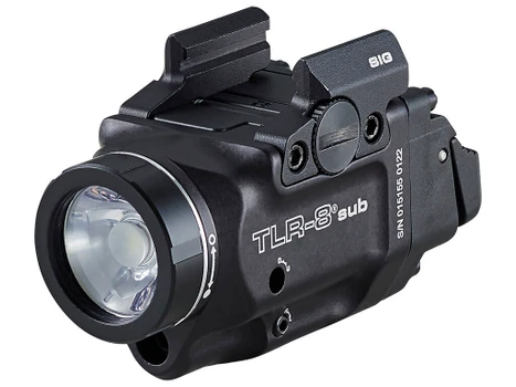 Streamlight 69417 TLR-8 Sub Gun Light with Red Laser Black Anodized 500 Lumens White LED Sig Sauer P365