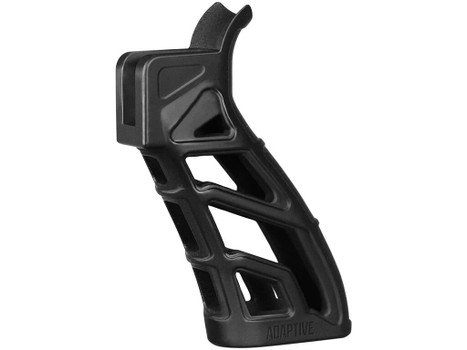 ADAPTIVE TACTICAL AT01900 Lightweight Tactical Grip (LTG) Skeletonized Black Polymer, 25 Degree Grip Angle, Fits AR Platform