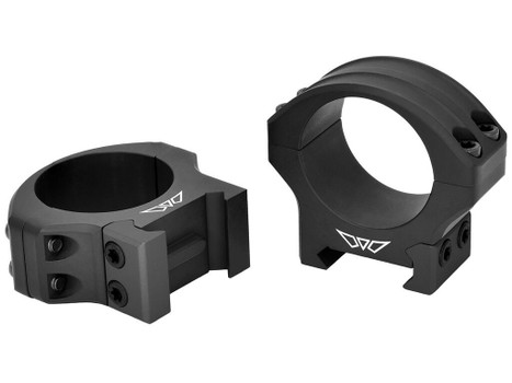 Warne 8513M HyperLite Hyperlite Matte Black MagnaFusion Alloy 30mm Tube Low Maxima/Weaver/Picatinny