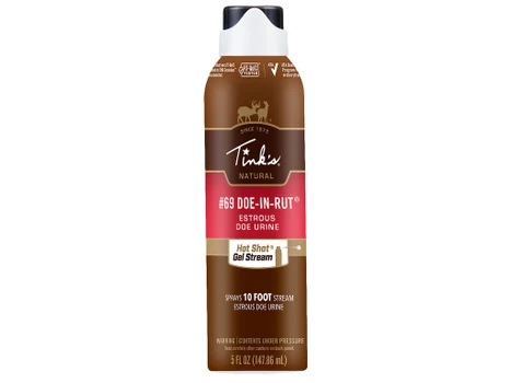 Tinks W6260 #69 Hot Shot Deer Attractant Doe In Estrus Scent Gel 5 oz Gel Stream