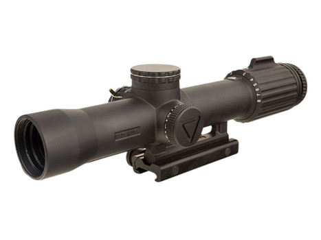 Trijicon 2400003 VCOG 1-8x 28mm Obj 109.20-13.10 ft @ 100 yds FOV Matte Black Finish LED Illuminated Red Segmented Circle w/Crosshair MRAD Dot