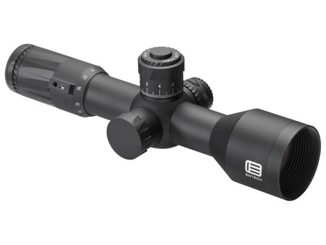 Eotech VDU525FFMD4 Vudu FFP Black Hardcoat Anodized 5-25x 50mm 34mm Tube Illuminated Red MD4 MOA Reticle Features Throw Lever