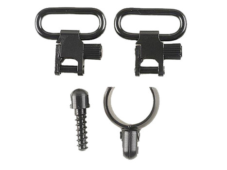 Uncle Mike's 15932 Magnum Band Swivel Set made of Steel with Blued Finish, 1" Loop Size, Quick Detach 115 SG-2 Style for Most 12 Gauge Shotguns