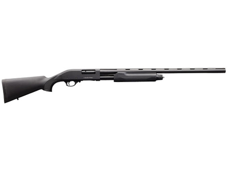 Charles Daly 930223 301 Full Size 20 Gauge Pump 3" 4+1 26" Blued Vent Rib Barrel, Black Anodized Aluminum Grooved Receiver, Fixed Black Synthetic Stock, Right Hand