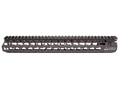 BCM KMRA13556BK KMR Alpha Handguard 13" Keymod Style Made of Aluminum with Black Anodized Finish for AR-15