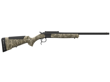 Retay USA GML20BTL Gamelander 20 Gauge Single Shot 3" 1rd Black Deep Bore Barrel, Black Drilled & Tapped Receiver w/Picatinny Rail, Adj LOP Bottomland Synthetic Stock