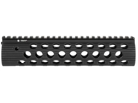 Troy Ind STRXAL190BT01 Alpha Rail Aluminum Black Anodized 9" for AR-15, M16