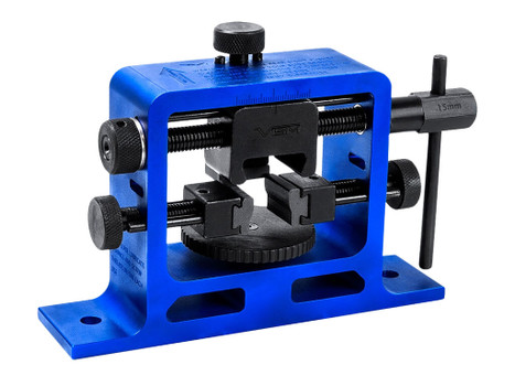 NcStar VTUPRS Universal Pistol Rear Sight Tool Tool Black/Blue Steel/Aluminum Universal Pistol Steel Handle