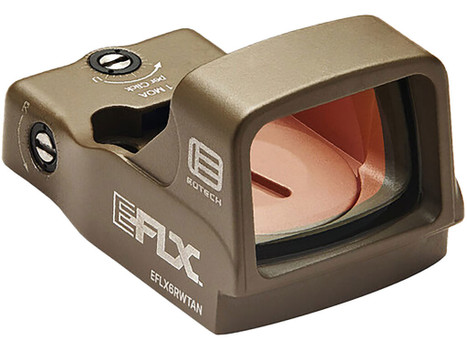 Eotech EFLX6RWTAN EFLX Mini Reflex Sight Tan 1 x 6 MOA Red Dot