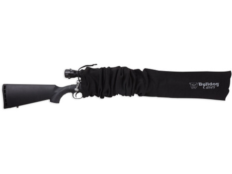 Bulldog BD152 Gun Sock 52" Oversized Scoped Rifle Moisture Resistant Black