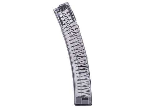 ETS Group SMKHKMP530 Pistol Mags 30rd Standard 9mm Luger Compatible w/ HK MP5/MP5K/94/SP89/SP5K Smoke Polymer