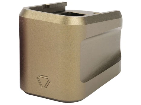 Strike Industries EMPALG19FDE Extended Mag Plate Fits Glock G19 Flat Dark Earth 6061 T-6 Aluminum
