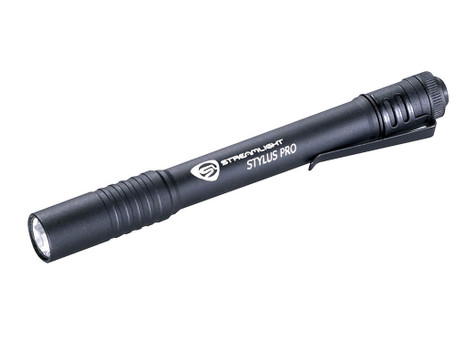 Streamlight 66118 Stylus Pro PenLight Black Anodized 100 Lumens White C4 LED
