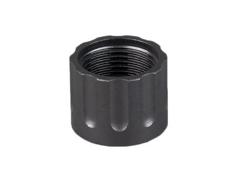 SilencerCo AC6 Delta Thread Protector Stainless Steel Black Oxide 1/2"-28 tpi