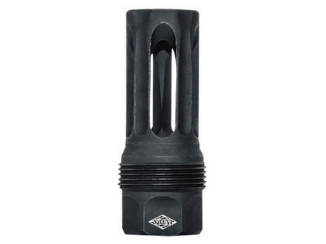 Yankee Hill 440528 sRx Q.D. Flash Hider Long Black Phosphate Steel with 1/2"-28 tpi, 9mm, 2.30" OAL & 9.375" Diameter for sRx Adapters