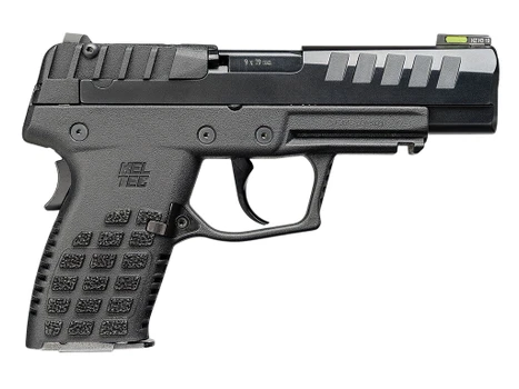 Kel-Tec P15BLKCA P15 *CA Compliant Compact Frame 9mm Luger 10+1 4" Black Steel Barrel, Black Nitride Serrated Steel Slide, Black Polymer Frame w/Picatinny Rail, Black Stippled Grip, Ambidextrous