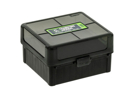 Frankford Arsenal 1083799 Hinge-Top Ammo Box 204/223Cal/300WinMag Black Polymer 100rd
