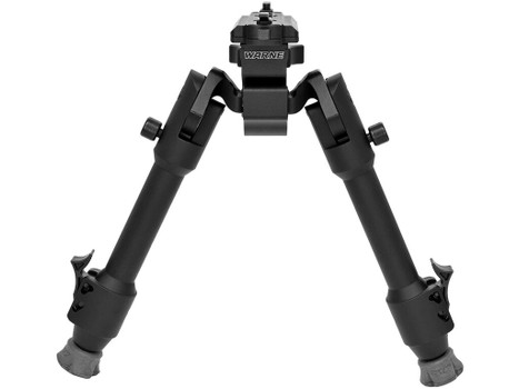 Warne 7904M Skyline Precision Bipod Folding Black Aluminum/Steel
