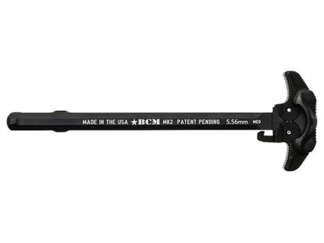 BCM GFHMK2LRGAMBI Ambidextrous MK2 Charging Handle Compatible w/ Mil-Spec AR-15 Black 7075 T-6 Aluminum