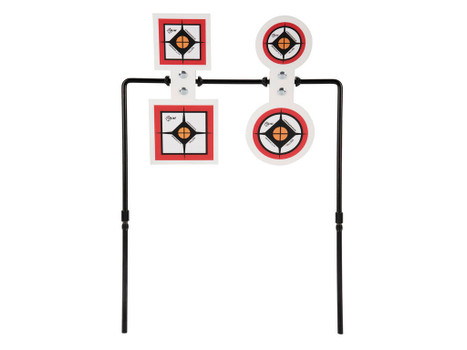 EZ-Aim 15593 Hardrock Spinner AR500 Round Target & Stand .25" Thick