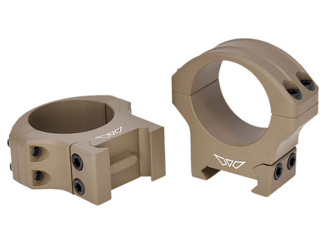 Warne 8502DE HyperLite Dark Earth Cerakote MagnaFusion Alloy 1" Tube Maxima/Weaver/Picatinny