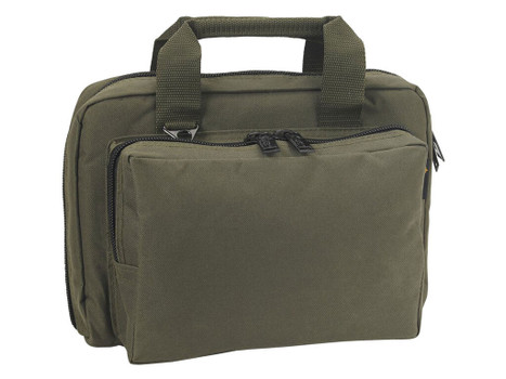 US PeaceKeeper P21106 Mini Range Bag Water Resistant OD Green 600D Polyester with 8 Mag Pockets, Lockable Zippers & Wraparound Handles 12.75" L x 8.75" H x 3" D Exterior Dimensions