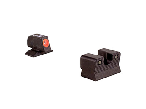 Trijicon 600619 HD Night Sights Green/Tritium Orange Outline Front Sight-Green Tritium Black Outline Rear Sight Beretta 92A1/96A1