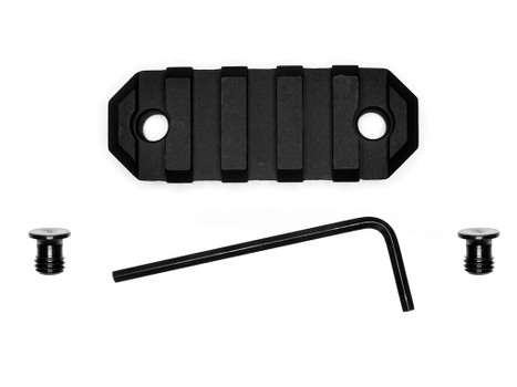 GrovTec US Inc GTSW227 2.2 Inch 5 Slot Keymod Black Anodized