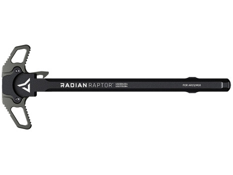 Radian Weapons R0560 Raptor Ambi Charging Handle, Radian Gray, Fits Mil-Spec AR-15/M16 Platform
