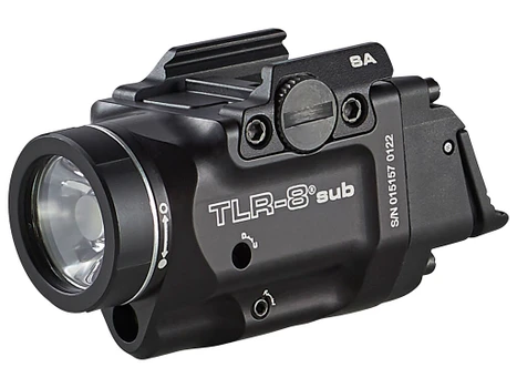 Streamlight 69419 TLR-8 Sub Gun Light with Red Laser Black Anodized 500 Lumens White LED Springfield Armory Hellcat