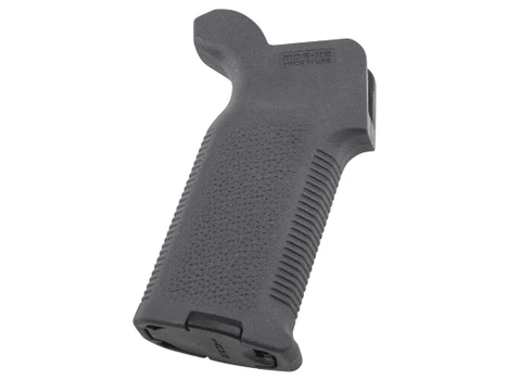 Magpul MAG522-GRY MOE-K2 Grip Aggressive Textured Gray Polymer for AR-15, AR-10, M4, M16, M110, SR25