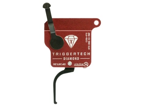 TriggerTech R70SRB02TNF Diamond Without Bolt Release Single-Stage Flat Trigger with 0.30-2 lbs Draw Weight for Remington 700 Right