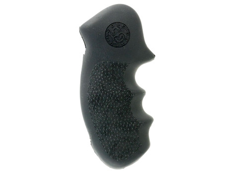 Hogue 19000 Monogrip Black Rubber with Finger Grooves for S&W K, L Frame with Round Butt
