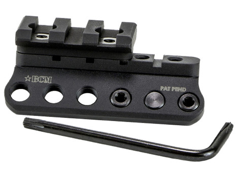 BCM 1913LMKM BCMGunfighter Modular Mount 1913 Picatinny Rail/KeyMod Black Aluminum