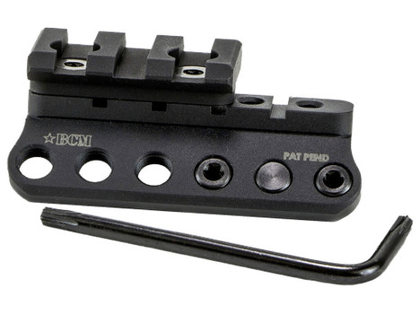 BCM 1913LMKM BCMGunfighter Modular Mount 1913 Picatinny Rail/KeyMod Black Aluminum