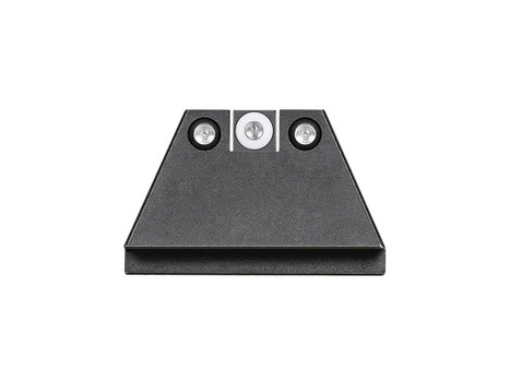 Night Fision GLK004003WGZ Suppressor Height Sights For Glock Green Tritium White Outline Front Sight-Green Tritium Black Outline Rear Sight Glock 17/17L/19