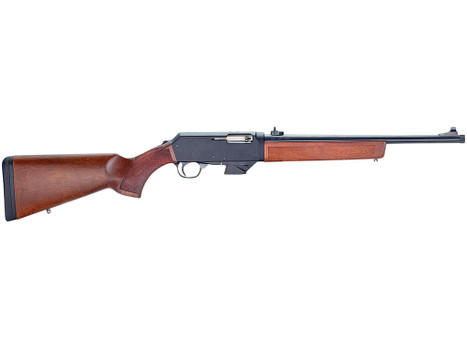 Henry H027H9S Homesteader w/Sig/S&W Mag Well Adapter 9mm Luger 10+1 16.37" Blued Steel Threaded Barrel, Black Anodized Aluminum Drilled & Tapped Receiver, American Walnut Wood Fixed, Ambidextrous