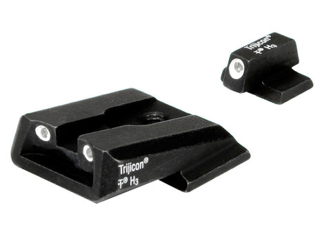 Trijicon 600442 Bright & Tough Night Sights Green/Tritium White Outline Front Sight-Green/Tritium White Outline Rear Sight Smith & Wesson M&P/M&P M2.0
