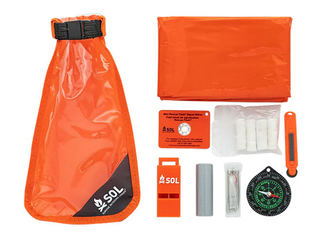 Survive Outdoors Longer 01401727 Scout Survival Kit Waterproof Orange