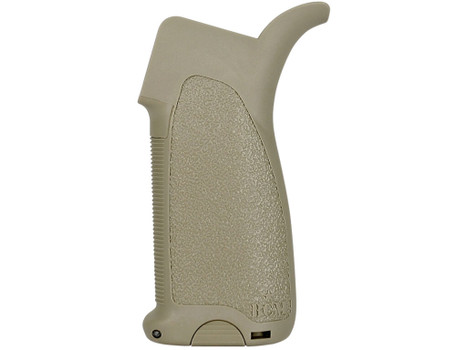 BCM GFGMOD1FDE BCMGunfighter Grip Mod 1 Made of Flat Dark Earth Polymer With Storage Compartment for AR-Platform