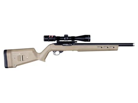 Magpul MAG548-FDE Hunter X-22 Stock Fixed Adjustable Comb Flat Dark Earth Synthetic for Ruger 10/22