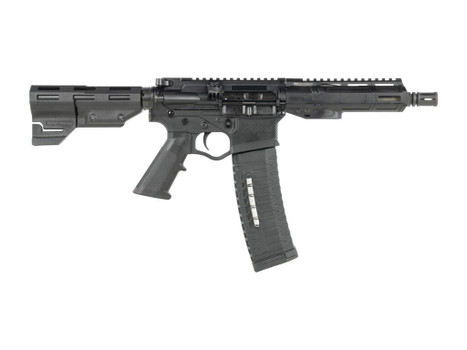 ATI ATIGAX5567ML60TBNS Alpha Maxx 5.56 NATO 60+1 7.50" Black Threaded Barrel, Black Receiver w/Picatinny Rail, Black Polymer Blade, Black A2 Grip