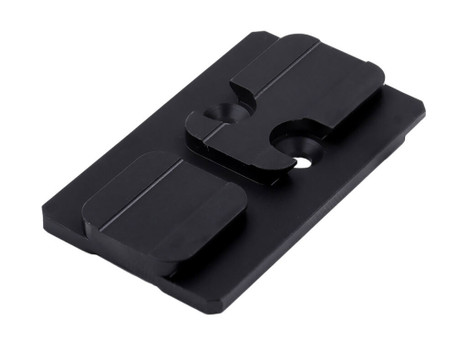 XS Sights GLOM001SM1ACRO Glock MOS Optic Plate ACRO Footprint Black Nitride Steel